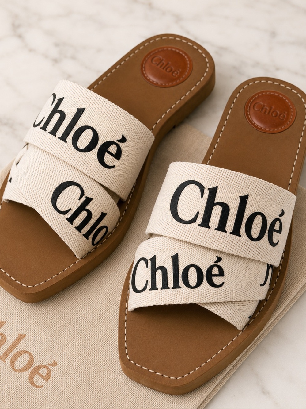 Chloe woody sandals